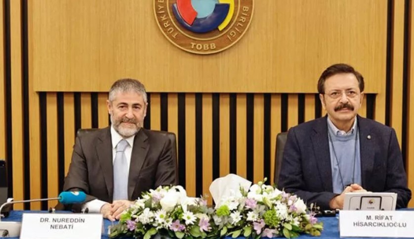BAKAN NEBATİ TÜRKİYE ODALAR VE BORSALAR BİRLİĞİ YÖNETİMİYLE TOPLANDI